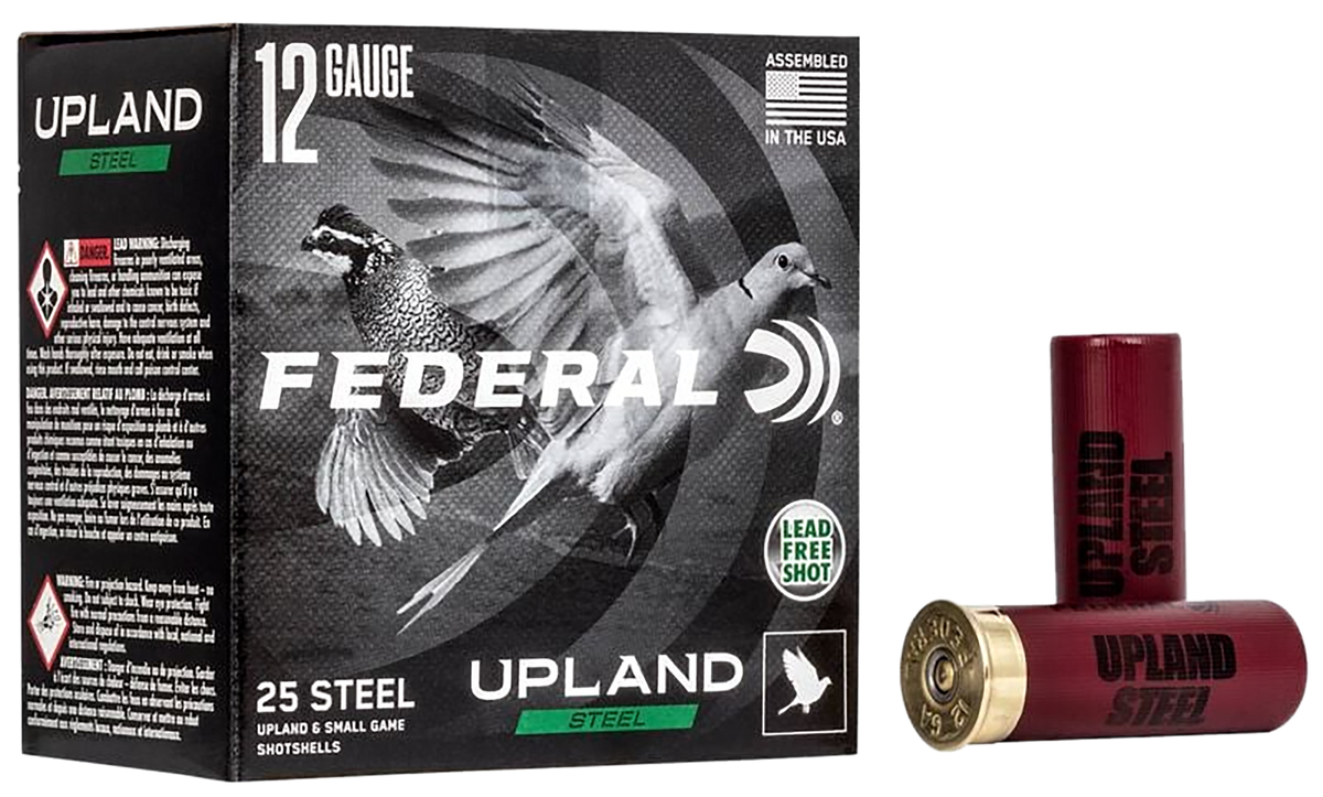 Federal Upland Field & Range Steel 12 Gauge 2.75" 1 1/8 oz 7.5 Shot - Box or Case