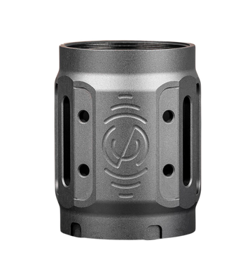 SilencerCo AC5449 Bravo MAAD Brake 2.0 Black Anodized Aluminum Muzzle Brake 2.11"