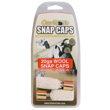 Carlsons Snap Cap 20 Gauge 2-Pack Brass/Wool Dummy Rounds