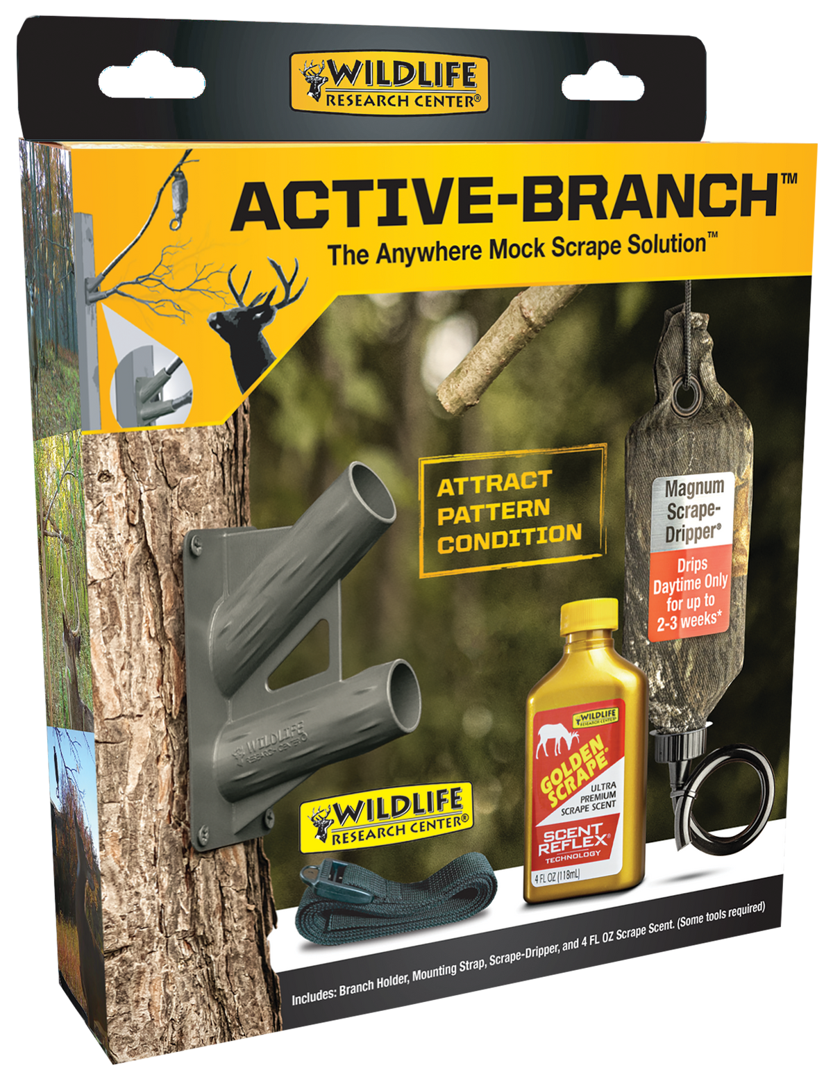 Wildlife Research 393 Active-Branch Mock Scrape Kit - 4 oz Deer Attractant