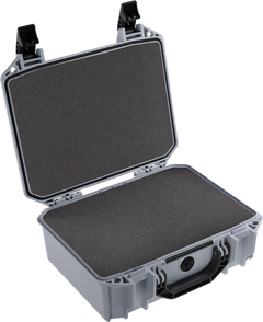 Pelican VCV200 Vault Medium Handgun Case 14x10x5.5 Gray Polyethylene w/Foam