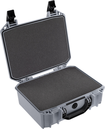 Pelican VCV200 Vault Medium Handgun Case 14x10x5.5 Gray Polyethylene w/Foam