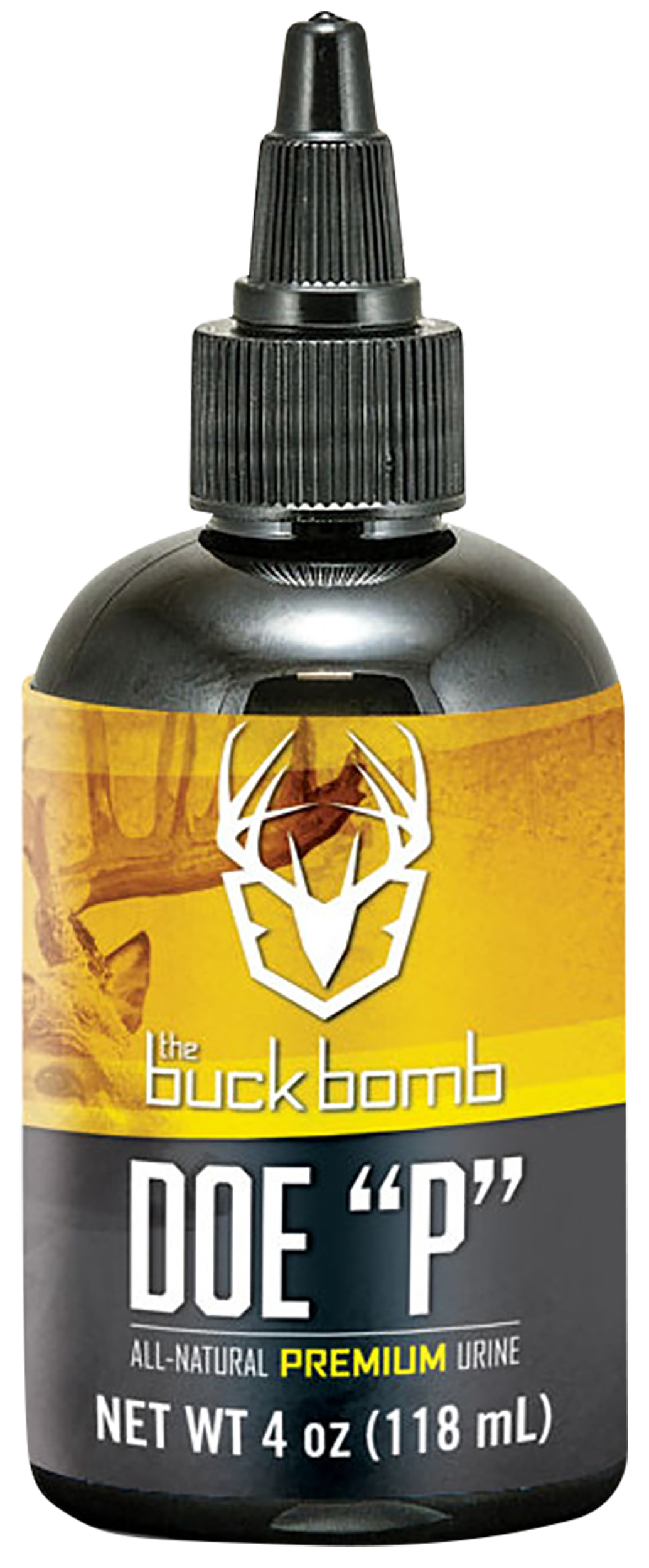 The Buck Bomb Doe P Doe/Fawn Attractant 4 oz Dropper Bottle