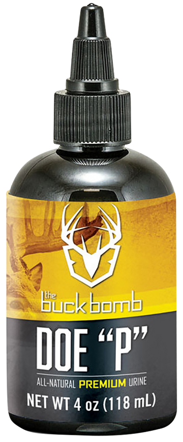 The Buck Bomb Doe P Doe/Fawn Attractant 4 oz Dropper Bottle