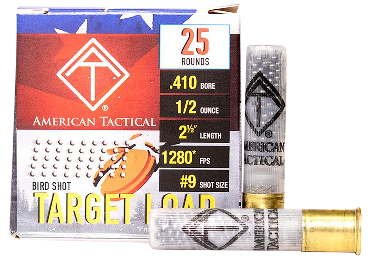ATI ATIAC4109 Target Load 410 Gauge 2.5" 1/2 oz #9 Shot - Box or Case