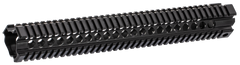 Midwest Industries T-Series 15" AR-15 Quad Rail Free Float Handguard - Black