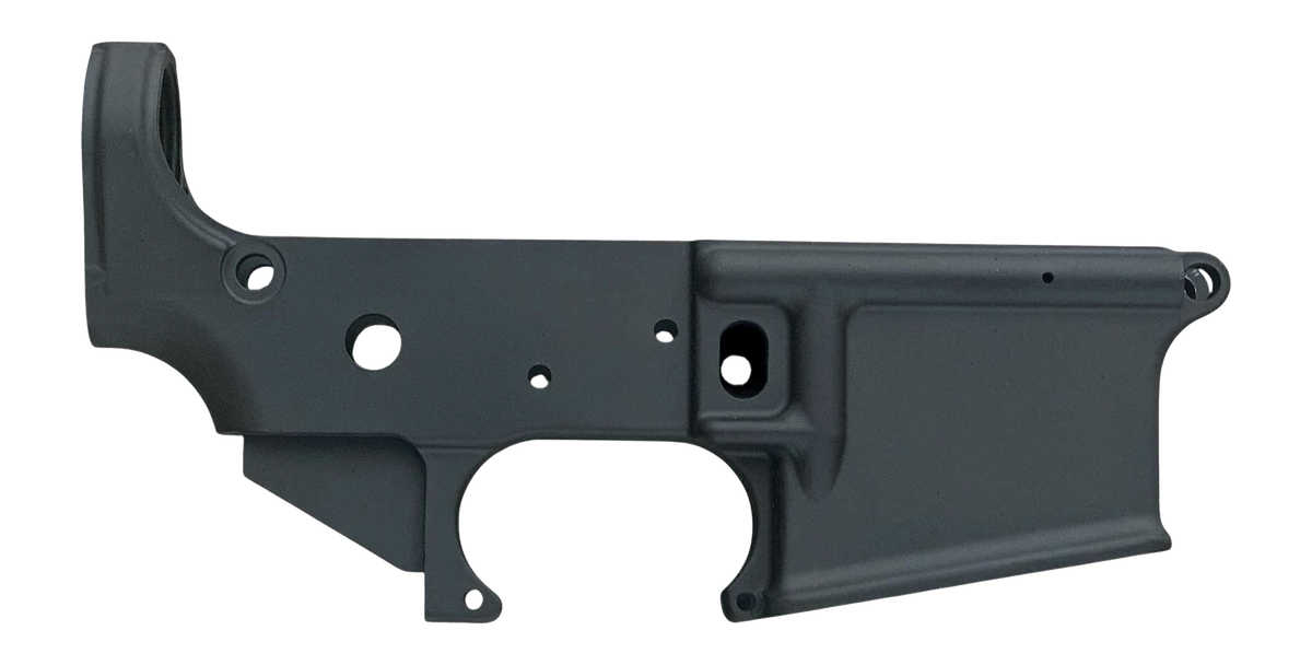 White Label Armory WLA-LOW-1031-01 Forged AR-15 Stripped Lower Receiver - Black Hardcoat Anodized