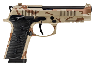 Beretta 92XI Combat 9mm Luger 4.7" 10+1 SAO Pistol - Desert DPM Cerakote