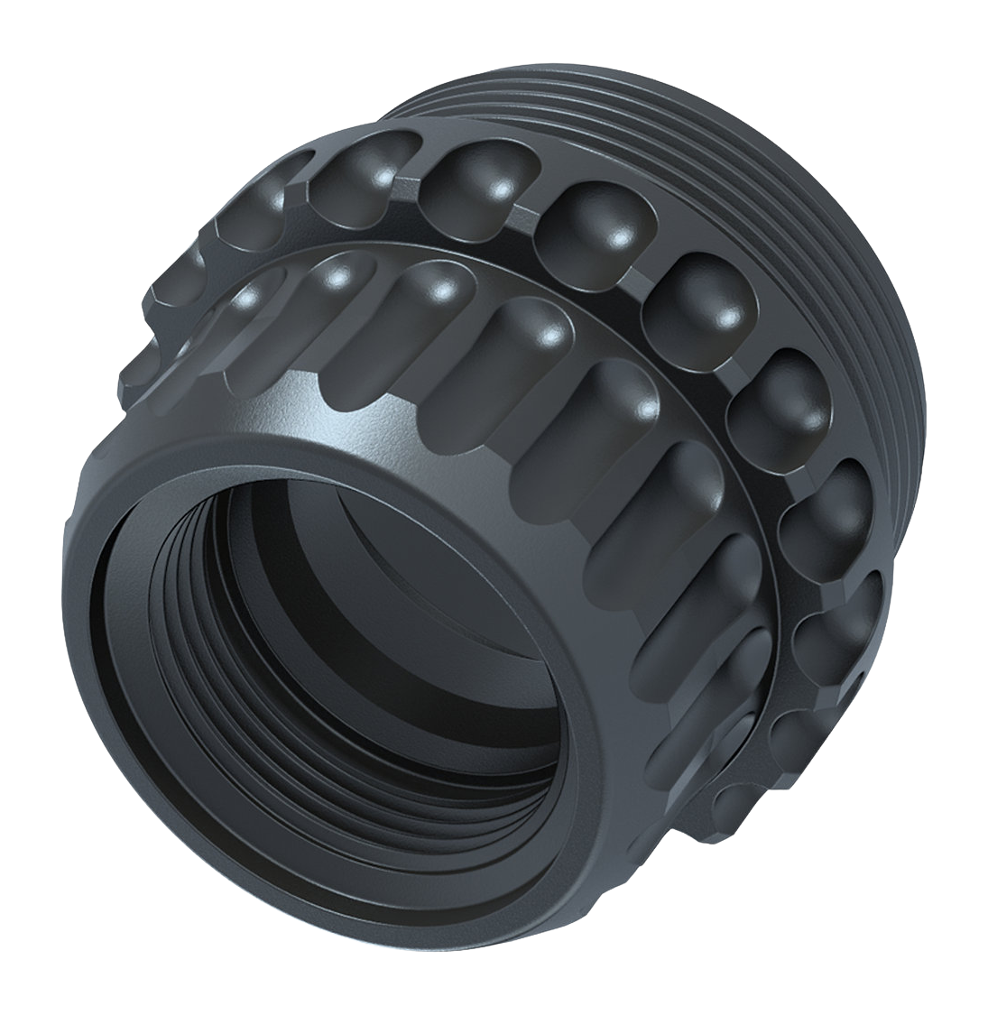 LANTAC USA ADC Plan B Titanium HUB Adapter 1.375x24 QPQ Black