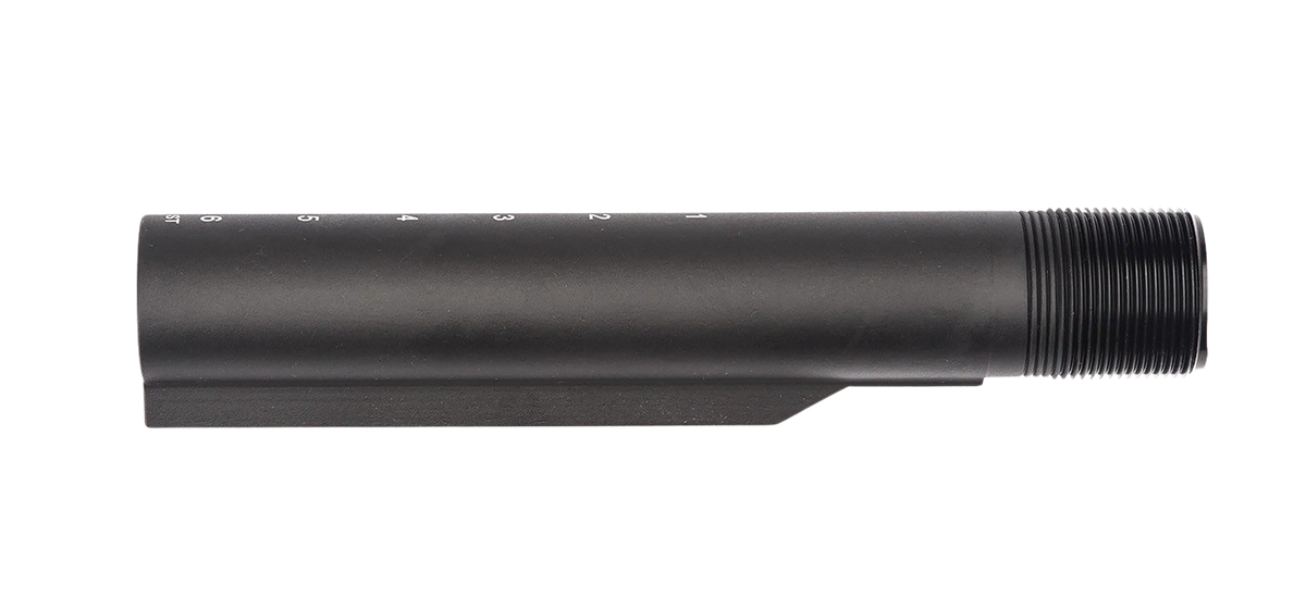 Spikes SLA500R 6-Position Mil-Spec Buffer Tube - Black Hardcoat Anodized