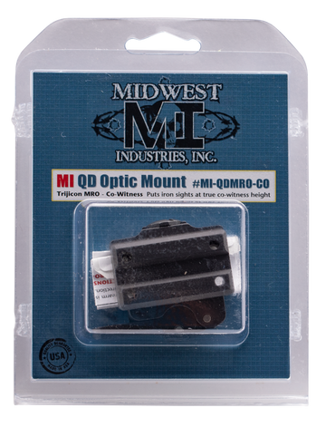 Midwest Industries Trijicon MRO Co-Witness QD Mount 2.0" Black Hardcoat Anodized