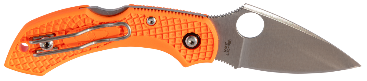 Spyderco Dragonfly 2 Lightweight 2.30" VG-10 Drop Point Plain Edge Orange FRN Folding Knife