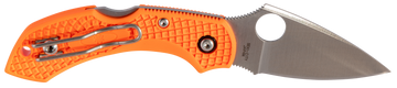 Spyderco Dragonfly 2 Lightweight 2.30" VG-10 Drop Point Plain Edge Orange FRN Folding Knife