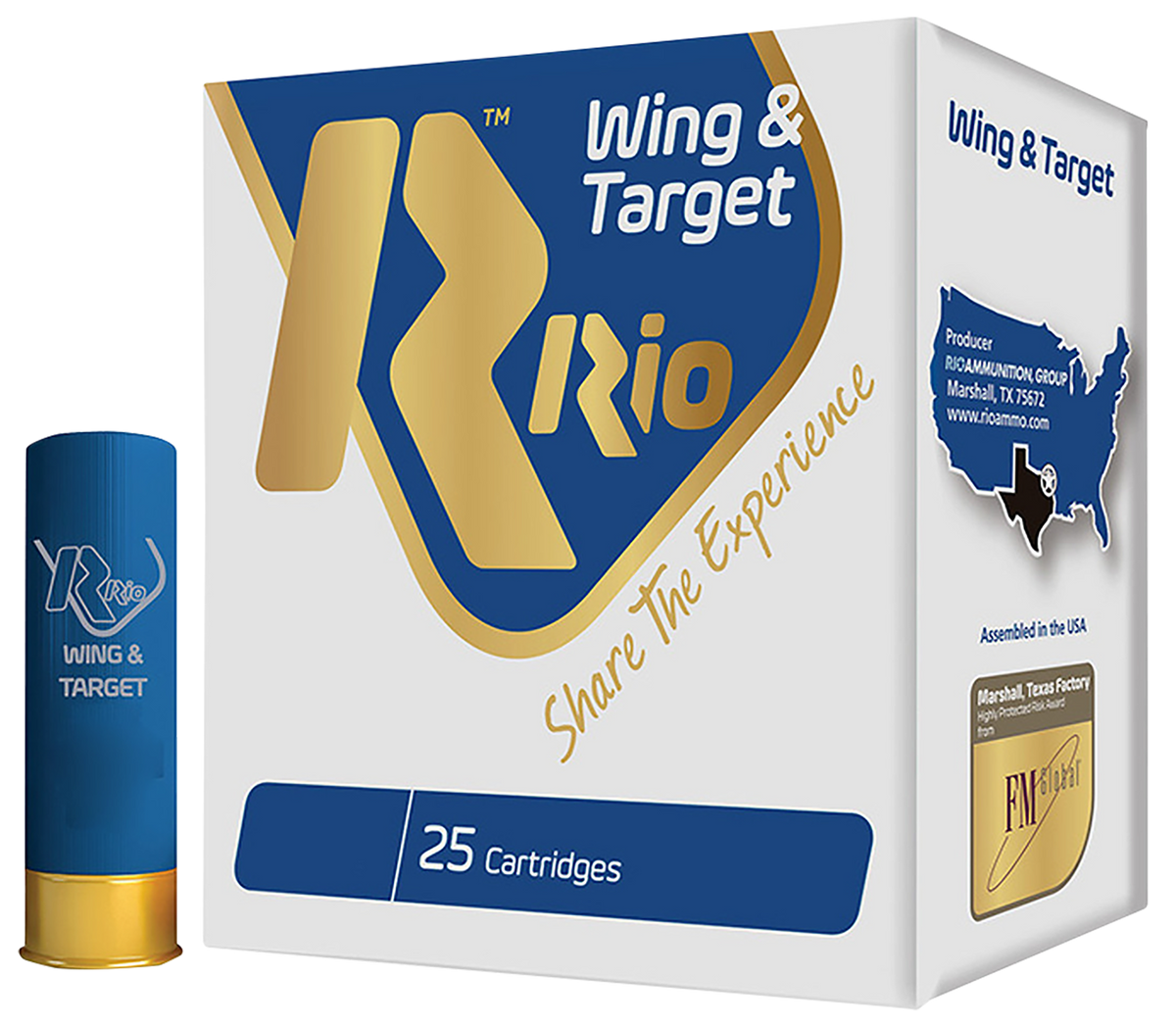 Rio Ammunition Wing & Target 12 Gauge 2.75" 1 oz 7.5 Shot 25 Rd - Box or Case