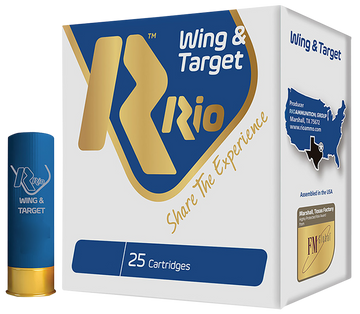 Rio Ammunition Wing & Target 12 Gauge 2.75" 1 oz 7.5 Shot 25 Rd - Box or Case