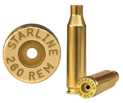 Starline Brass 260 Remington Unprimed Brass Cases 50 Per Bag