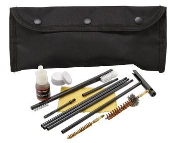 Kleen-Bore POU302B Modular Cleaning Kit .223/5.56mm Multi-Caliber Handgun/Rifle - Black Nylon Case