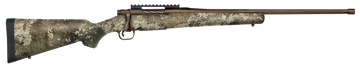 Mossberg Patriot Predator 243 Win 22" 5+1 Bolt-Action Rifle - Brown Cerakote, TrueTimber Strata