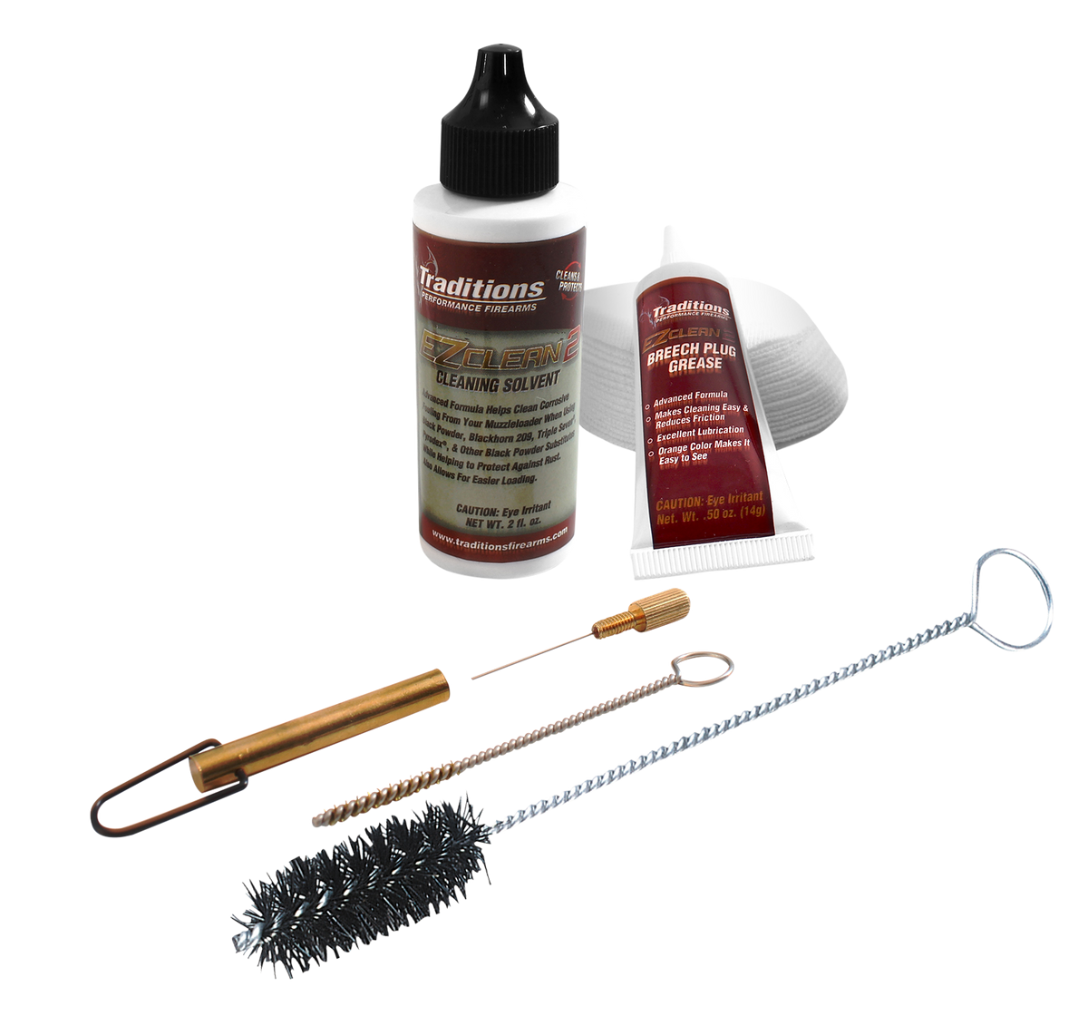 Traditions A3831 Breech Plug Cleaning Kit .50 Cal Muzzleloader - 6 Piece