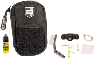 Breakthrough Clean BT-COP-9 Badge Pull Thru Kit 9mm - 10 Piece Compact Cleaning Kit with MOLLE Pouch