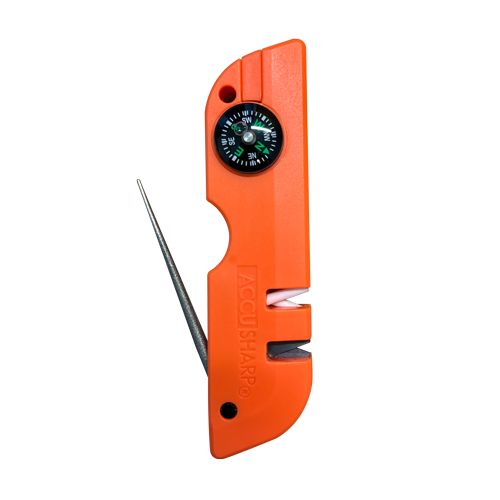 AccuSharp 735C Explorer Survival Tool & Sharpener Orange