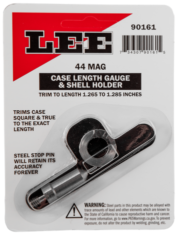 Lee Precision 90161 Case Length Gauge w/ Shell Holder 44 Rem Mag