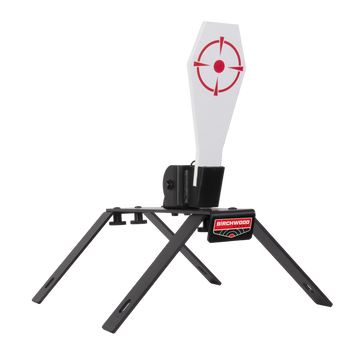 Birchwood Casey S7540 Spring Loaded Popper Target Black AR500 Steel Standing