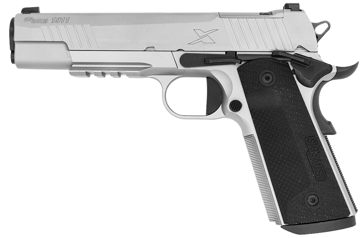 Sig Sauer 1911-X Full Size 45 ACP 5" 8+1 SAO Pistol - Optic Ready Stainless