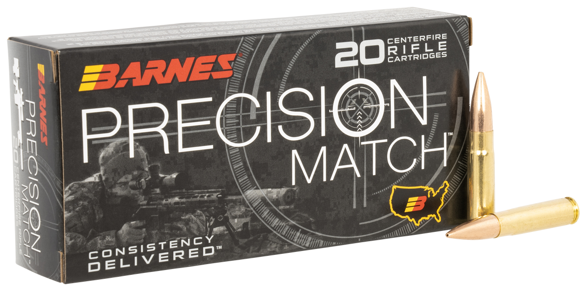 Barnes Bullets Precision Match 300 Blackout 220gr Match Burner OTM BT - Box or Case
