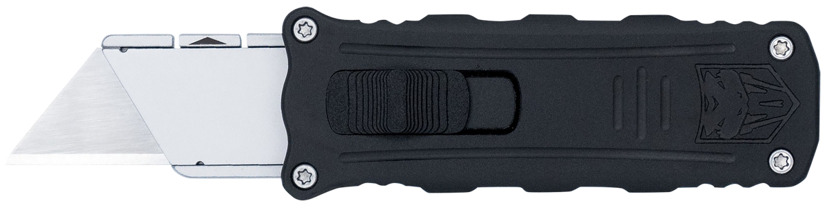 CobraTec Utility OTF Aluminum Blade 3.38" Black Anodized Aluminum Handle