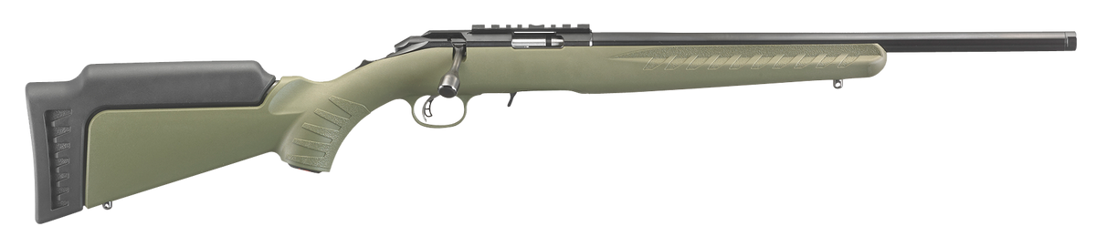 Ruger American Rimfire 22 LR 18" 10+1 Bolt-Action Rifle - OD Green
