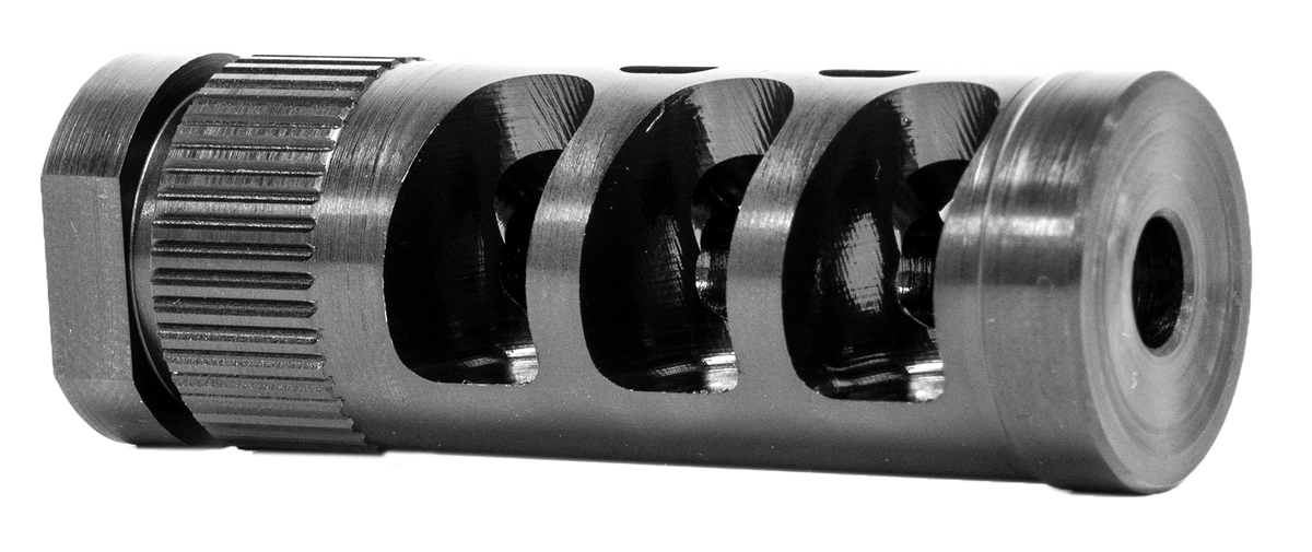 GrovTec G-Comp Muzzle Compensator .223 Rem 1/2x28 Black Nitride Steel