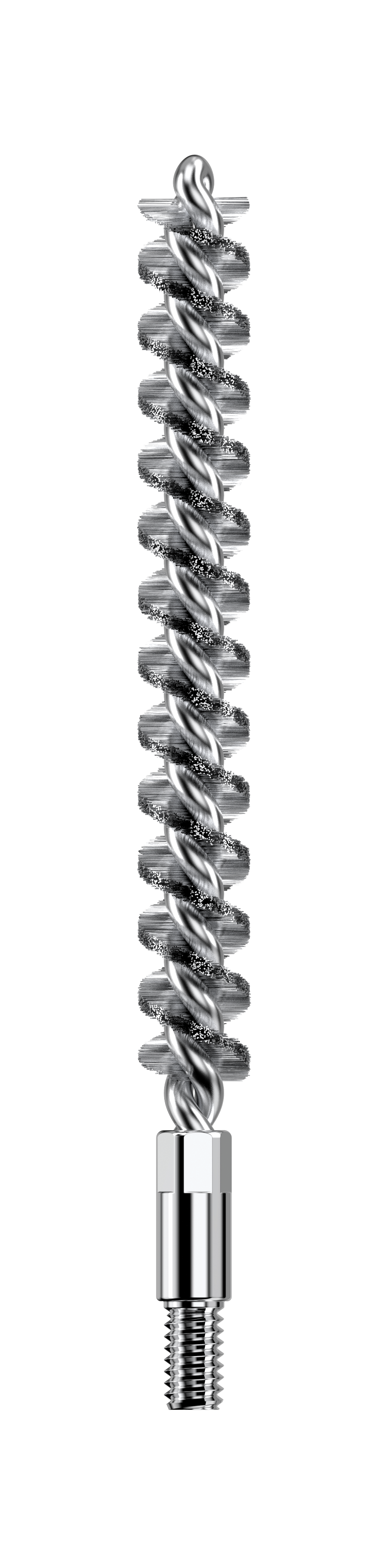 Real Avid Bore-Max Speed Brush 6.5mm Rifle Nickel-Plated Bronze Brush - 8-32 Thread