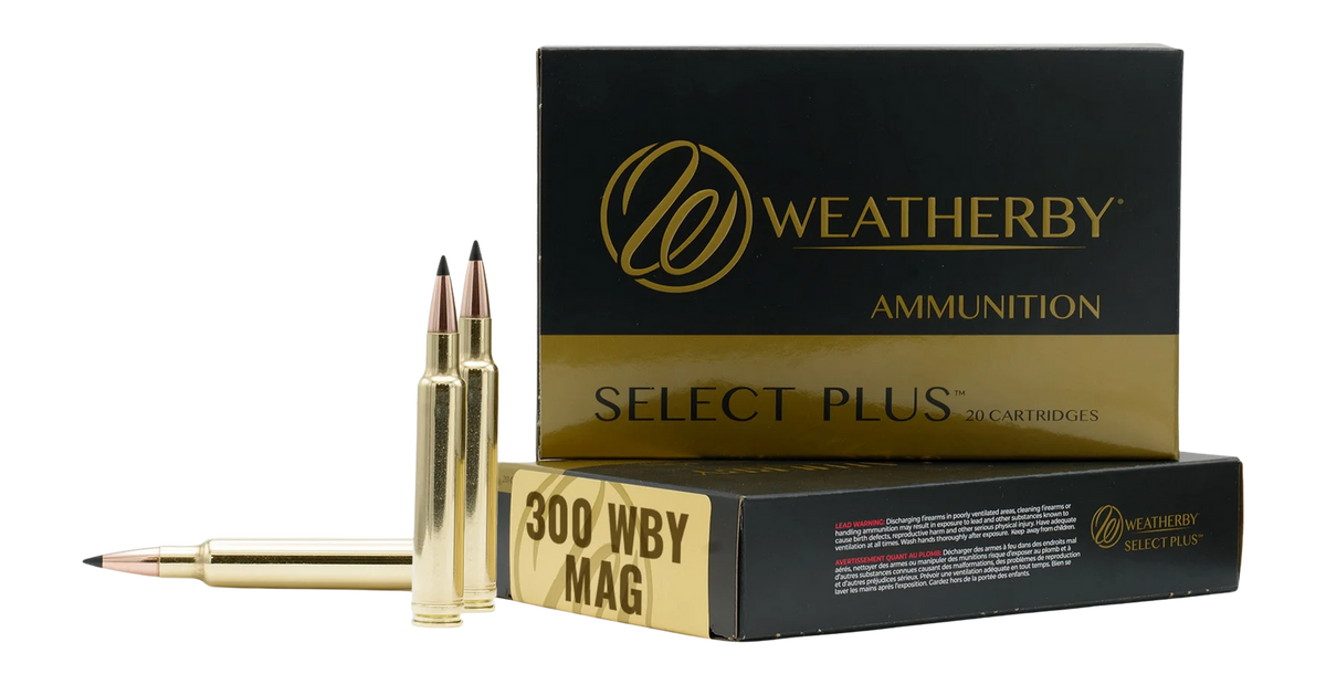 Weatherby Select Plus 300 Weatherby Magnum 170gr Hammer Custom 20-Rd - Box or Case