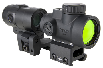 Trijicon MRO SD Patrol 1x25mm 2 MOA Red Dot with 3x Magnifier - Full Co-Witness