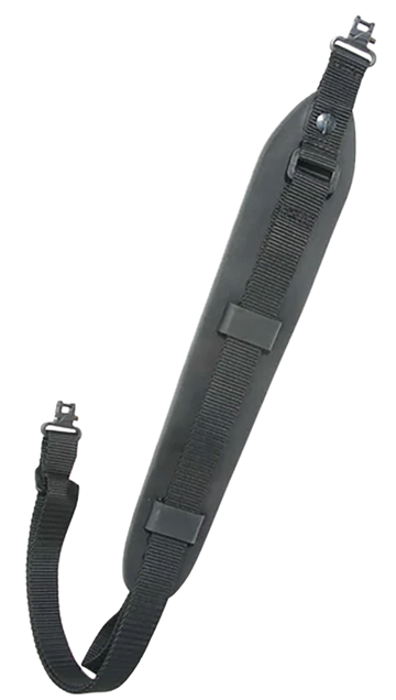 Outdoor Connection Super Grip Sling 2.25" x 32" Black Rubber Padding Padded w/ 1" QD Swivels Rifle/Shotgun