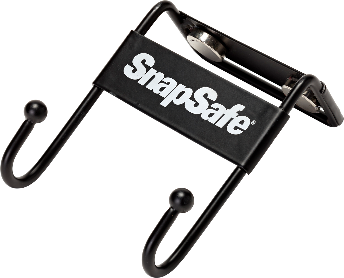SnapSafe 75911 Magnetic Safe Hook Black Steel