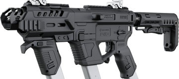 Recover Innovations P-IX+MG Glock Pistol Stabilizer Brace Kit w/ Metal Front Guard - Black