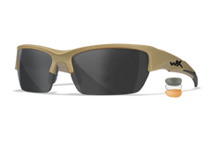 Wiley X Valor CHVAL06T Safety Glasses Matte Tan Semi-Rimless