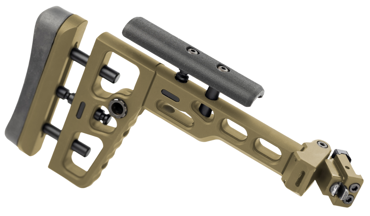 Samson S.A.S.K. Folding Stock 9-10" FDE Anodized Aluminum