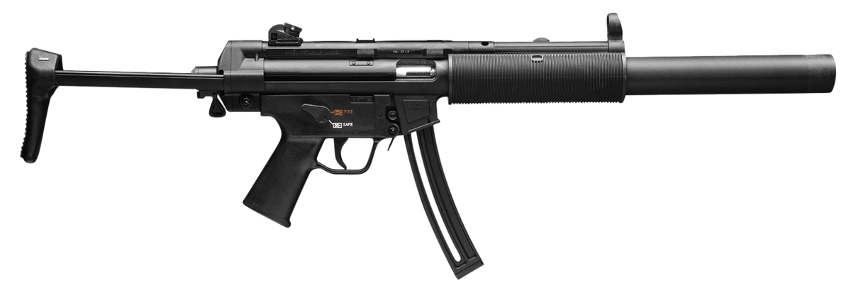 HK MP5 22 LR 16.10" 25+1 Semi-Auto Rimfire Rifle