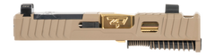 Zaffiri Precision ZPS.2 Glock 43 Slide 9mm - RMSc Cut - FDE Cerakote - IBS Compensated