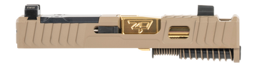 Zaffiri Precision ZPS.2 Glock 43 Slide 9mm - RMSc Cut - FDE Cerakote - IBS Compensated