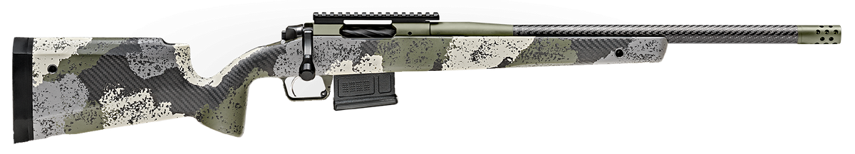 Springfield Armory 2020 WayPoint 308 Win/7.62x51mm NATO 20" 5+1 Bolt Action Rifle - Evergreen Camo Carbon Fiber