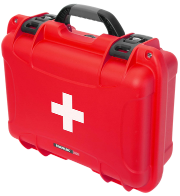 Nanuk 920 First Aid Case Red Resin Waterproof w/ PowerClaw Latches