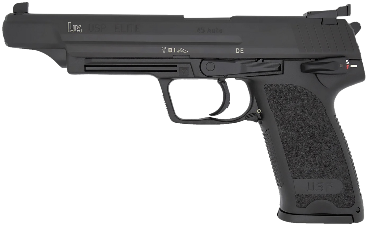 HK USP V1 Elite 45 ACP 6.02" 10+1 DA/SA Semi-Auto Pistol