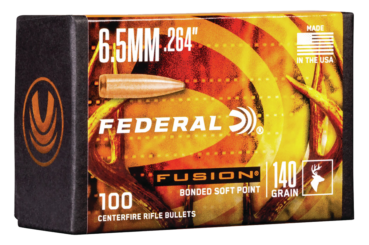 Federal Fusion Component 6.5 Creedmoor .264 140 gr Fusion Soft Point - 100/Box