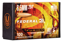 Federal Fusion Component 6.5 Creedmoor .264 140 gr Fusion Soft Point - 100/Box