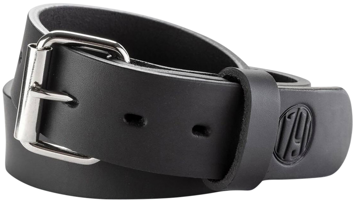 1791 Gunleather BLT-01 Gun Belt Stealth Black Leather 36/40 1.50" Buckle Closure