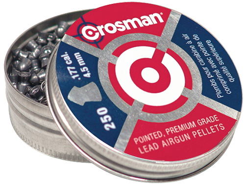 Crosman P177 Premier Pointed .177 Lead Pellet 250/Tin